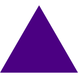 Indigo Triangle Logo - Indigo triangle icon - Free indigo shape icons