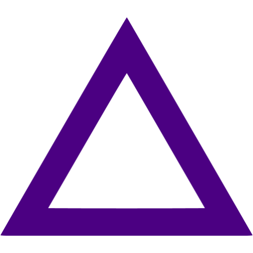 Indigo Triangle Logo - Indigo triangle outline icon - Free indigo shape icons