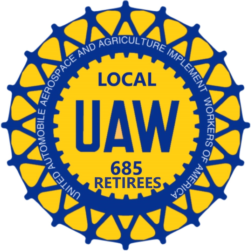Yellow UAW Logo - UAW Local 685 Retiree Chapter