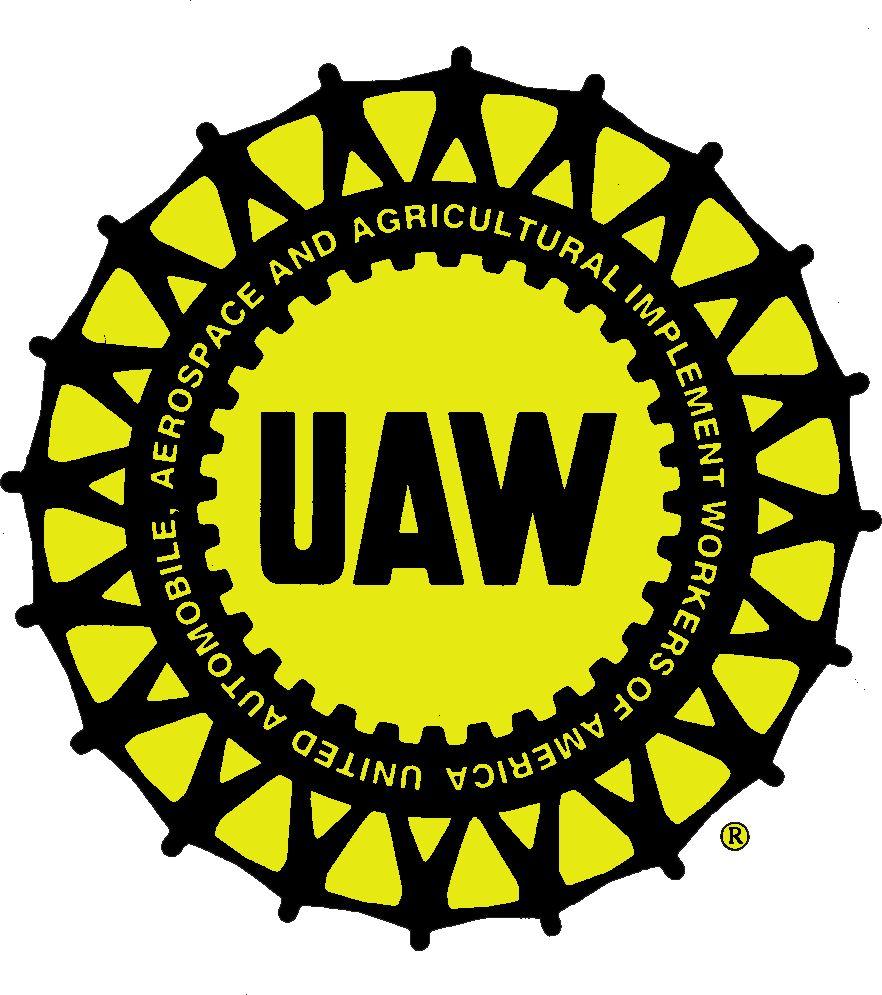 Yellow UAW Logo - UAW Local 1853