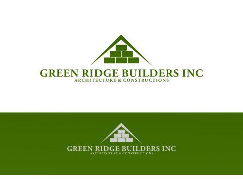 Green Builder Logo - Home Builder Logo Designs. Help Green Ridge Builders Inc Logo Logo