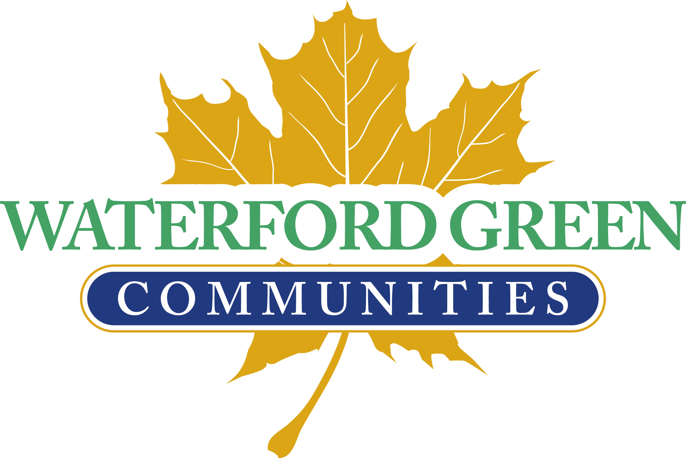 Green Builder Logo - New Home Builder Raleigh NC. Waterford Green Communities