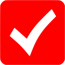 Red Check Mark Logo - Red check mark 8 icon - Free red check mark icons