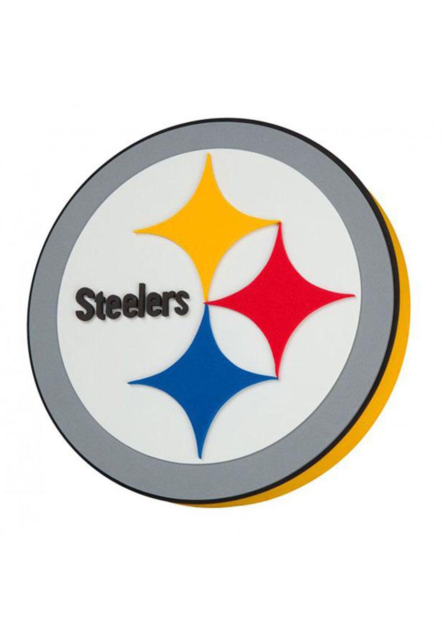 NFL Steelers Logo - NFL Pittsburgh Steelers Logo Foam Sign
