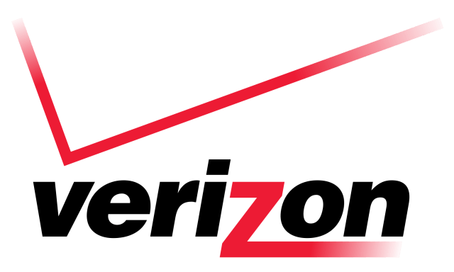As Check Mark Logo - Verizon's trademark red swoop becomes a sad, shrunken check mark