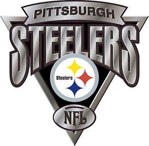 Steelers Logo - Pittsburgh Steelers #5 NFL Team Logo Vinyl Decal Sticker Car Window ...