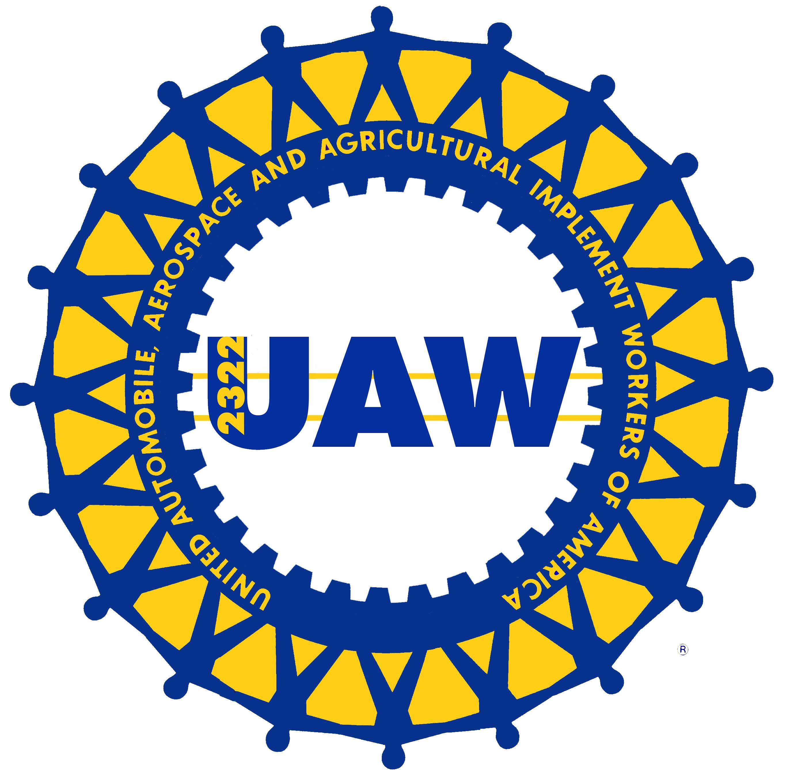 Yellow UAW Logo - 2322 Combo logo | United Auto Workers Local 2322