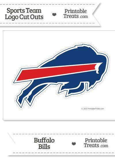 NFL Bills Logo - Large Buffalo Bills Logo Cut Out from PrintableTreats.com | Football ...