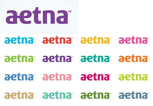Aetna Logo - Cotter Visual. Aetna's New Trendy Logo