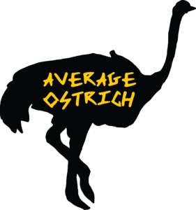 Flying Ostrich Logo - THE FLYING OSTRICH STICKER MD