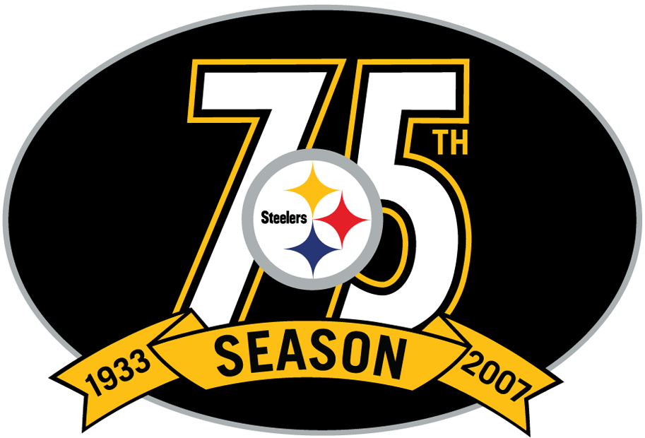 NFL Steelers Logo - Pittsburgh Steelers Anniversary Logo - National Football League (NFL ...