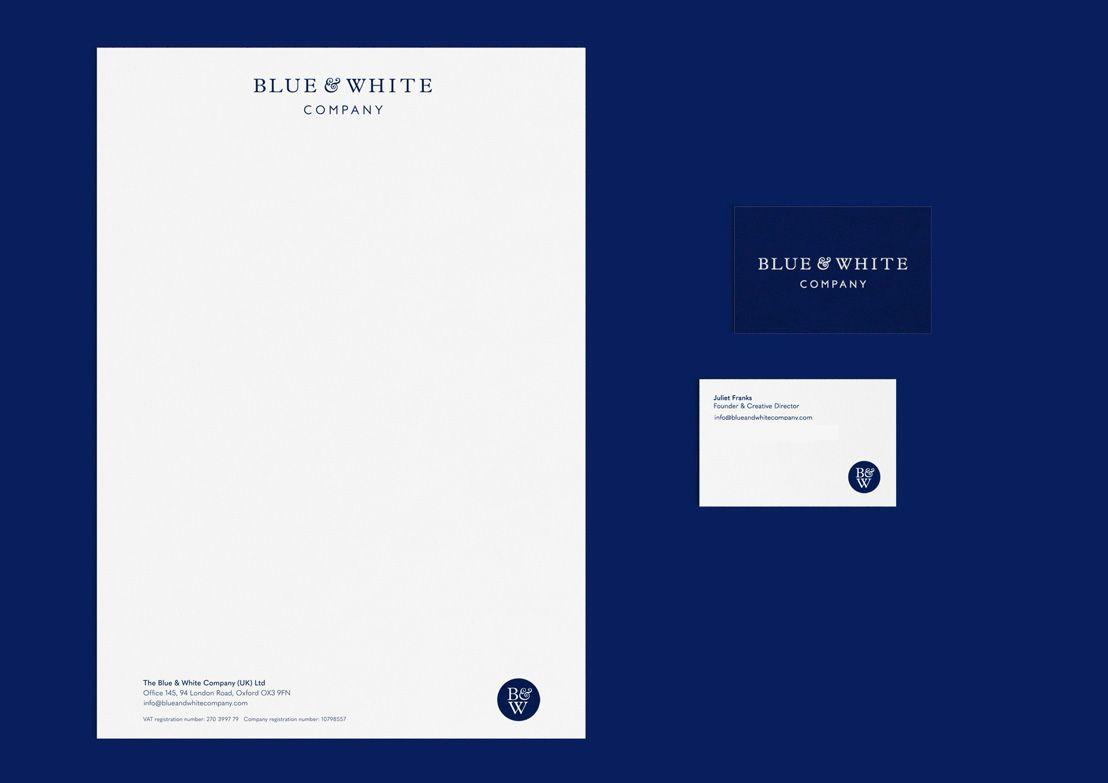 Blue and White Brand Logo - Blue & White Company and Franks