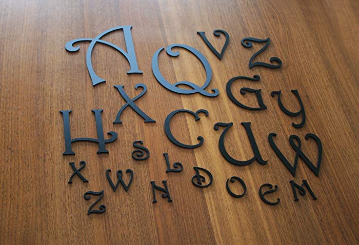Name Black Letters Logo - Acrylic Letters Harrington - Home Office Custom Logo Name Plaque ...