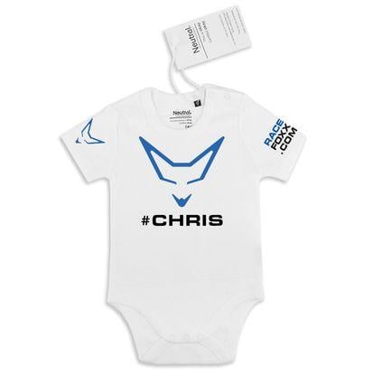 Blue Baby Logo - Baby Body Short Sleeve, Racefoxx Logo, blue, printing optional!, &eur