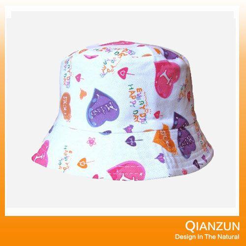 Blank Floral Logo - China Custom Design Label Logo Popular Floral Blank Bucket Cap ...