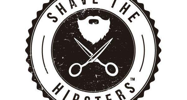 Shave Logo - Shave the Hipsters - Barbershop Logo
