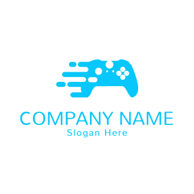 Red White Blue Game Logo - Free Gaming Logo Designs | DesignEvo Logo Maker