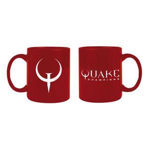 Red White Blue Game Logo - QUAKE Champions Game Logo Ceramic Coffee Mug, Red (GE3414)