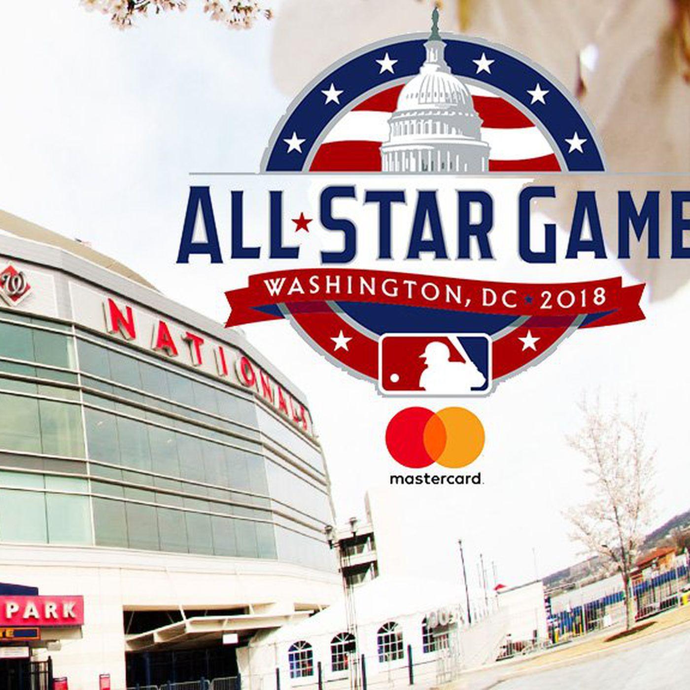 Red White Blue Game Logo - Here's Your First Look At The 2018 MLB All Star Game Logo
