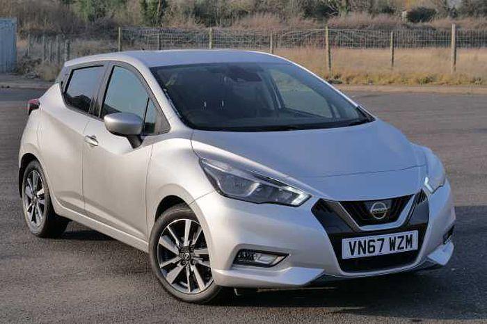 Silver Blue Car Logo - Nissan Micra│Nissan Used Cars UK