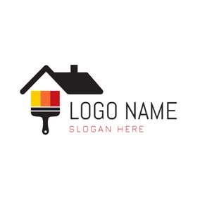 Black House Logo - Free House Logo Designs. DesignEvo Logo Maker