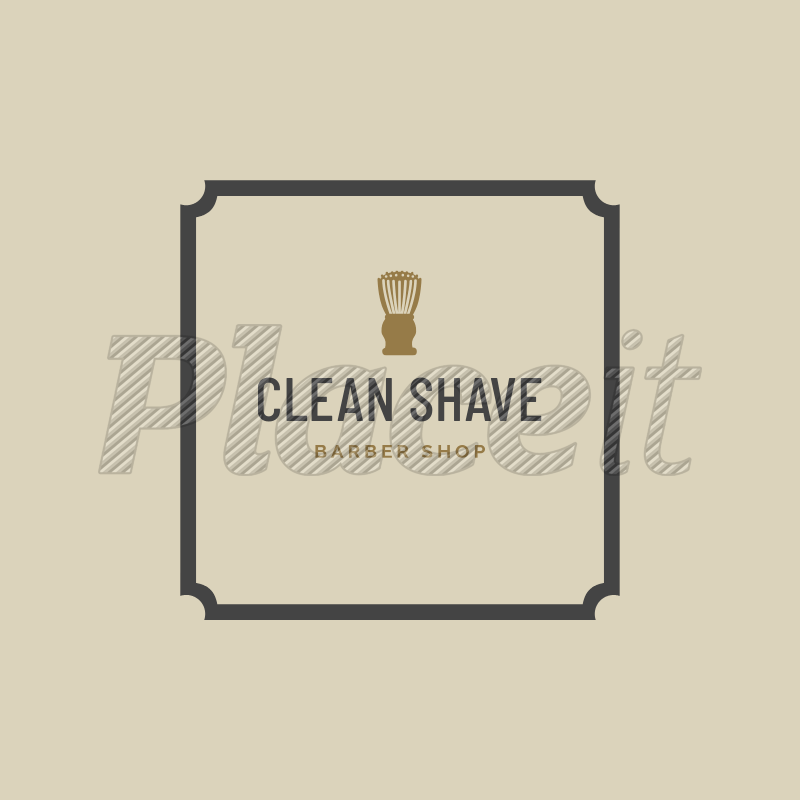 Shave Logo - Placeit - Barber Shop Logo Maker with Shaving Brush Icon