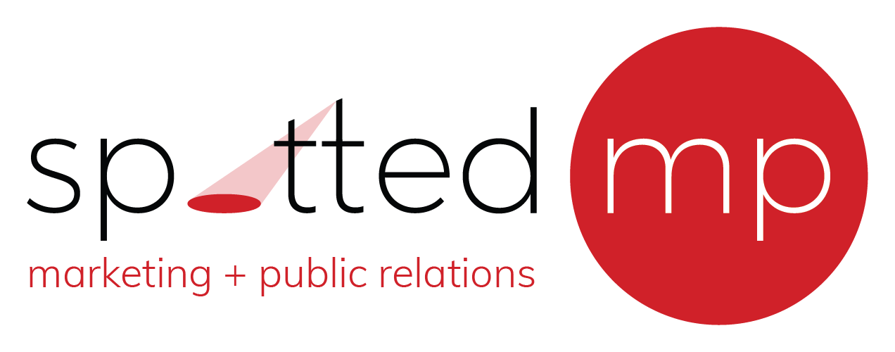 Red MP Logo - Spotted MP | Marketing Strategy + Public Relations