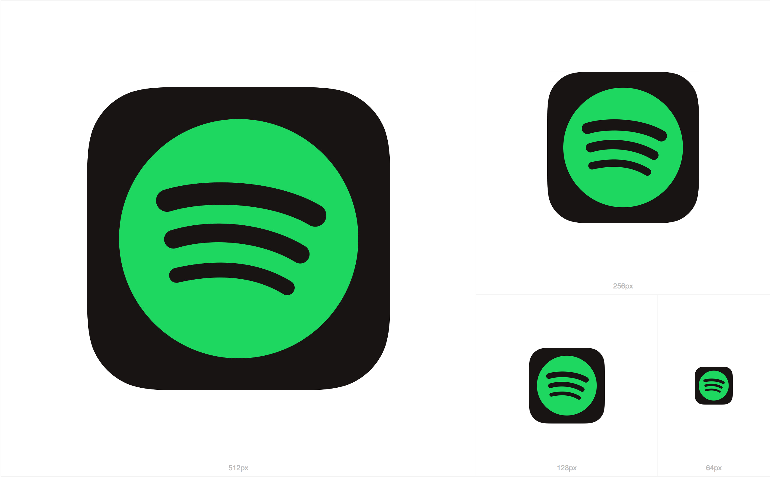 Spotify New Logo - Free Custom Spotify Icon 74841 | Download Custom Spotify Icon - 74841