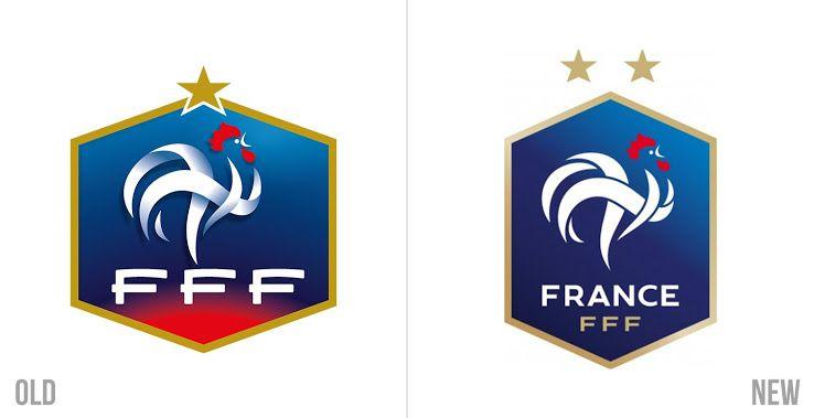 France Logo - 2 Stars: France Unveils Two New Logos - Footy Headlines