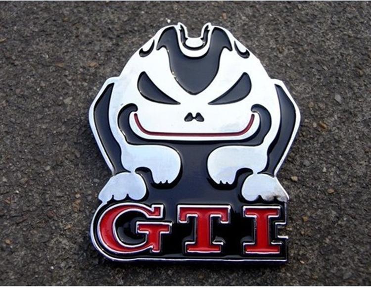 Evil Rabbit Logo - 3D Metal GTI Evil Rabbit Car Logo /Emblem /Badge,Top Quality Car ...