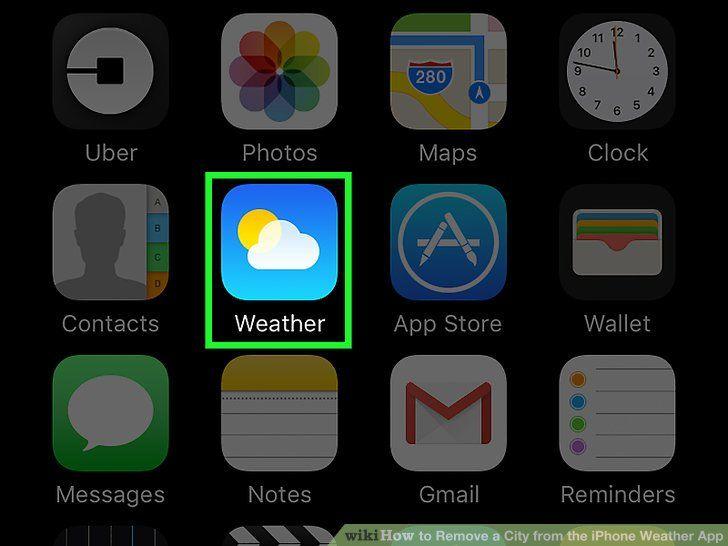 iPhone Weather App Logo - How to Remove a City from the iPhone Weather App: 4 Steps