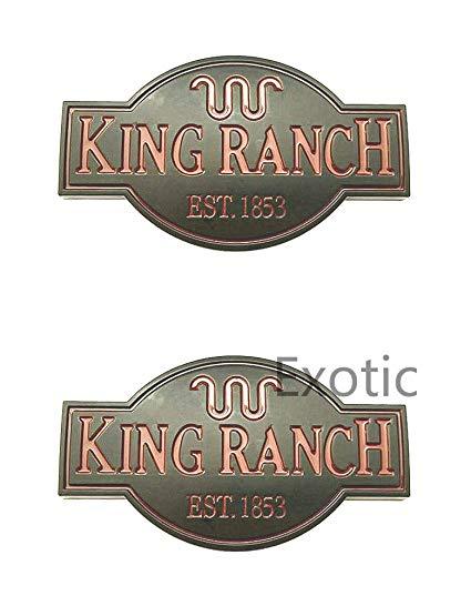 King F Logo - Amazon.com: Exotic Store F-53R Black RED King Ranch EST 1853 Trunk ...