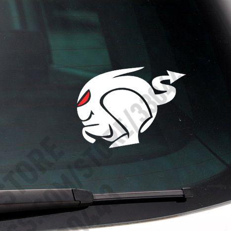 Evil Rabbit Logo - Customization Vinyl Cool Sport Evil Rabbit Reflective Car Sticker ...