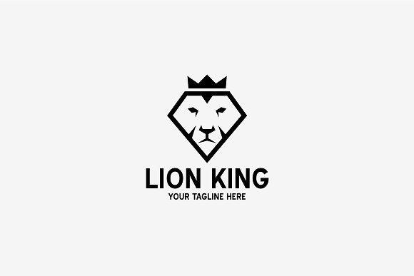 King F Logo - LION KING Logo Templates Creative Market