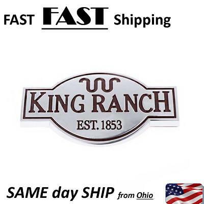 King F Logo - DOOR TAILGATE KING Ranch Emblem Logo Sticker For Ford F150 F250 F350 ...