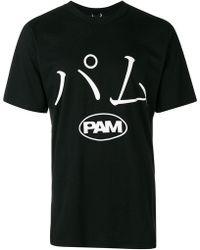 Angels Box Logo - Palm Angels Box Logo Print T Shirt In Black For Men