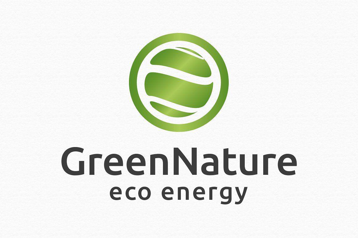 Nature Company Logo - Green Nature Logo Template Logo Templates Creative Market