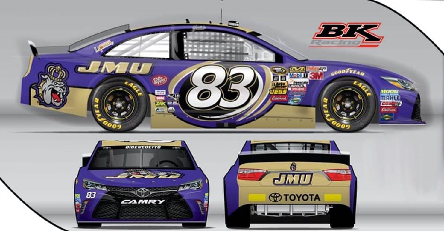NASCAR Car Logo - JMU's Duke Dog logo will appear on a NASCAR vehicle - The Washington ...