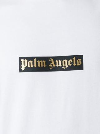 Angels Box Logo - Palm Angels Box Logo Print T Shirt