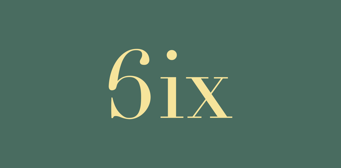 Six -Word Logo - Six | LogoMoose - Logo Inspiration