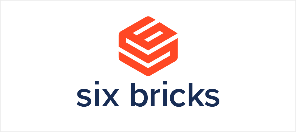 Six -Word Logo - Brand Guidelines. Six Bricks. Experienced Based Marketing Education