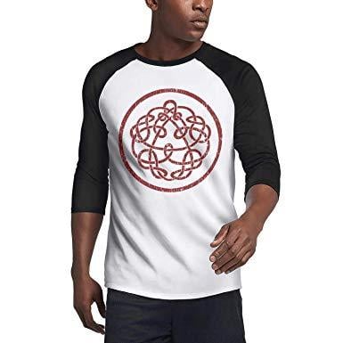 King Crimson Logo - Music Fan King Crimson Logo Cool 3 4 Sleeve Tee Raglan