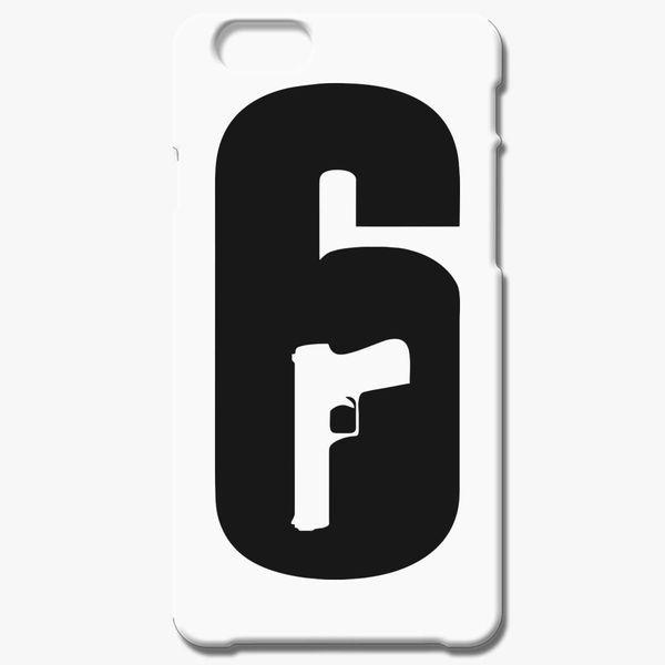 Six -Word Logo - R6S - Rainbow Six logo iPhone 6/6S Case | Customon.com