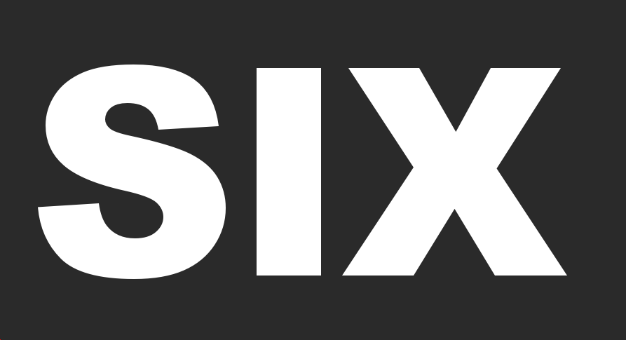 Six -Word Logo - SIX (Version 2.0): The Gallery Challenge entry. A simple yet bold ...