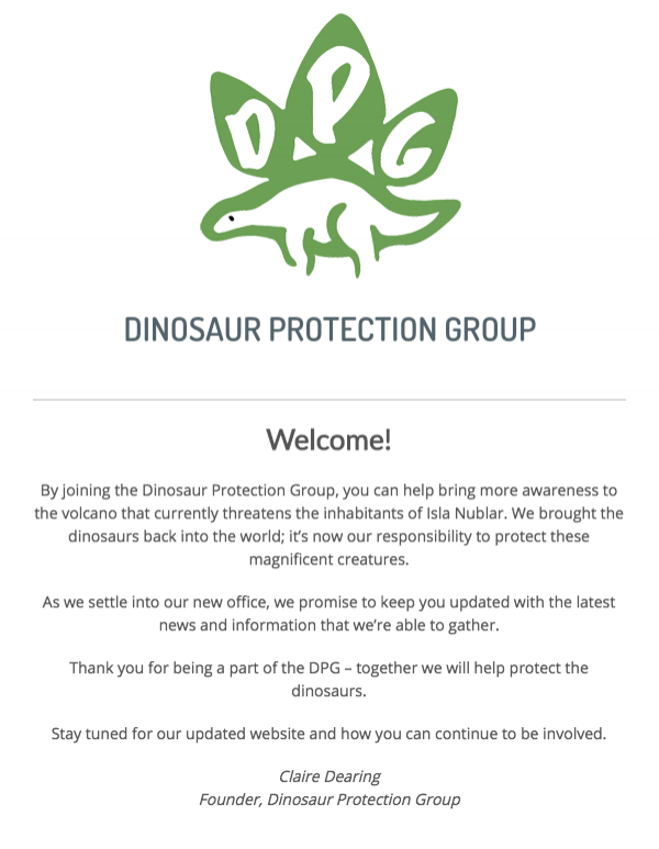 Dinosaur Office Logo - Have You Joined The Dinosaur Protection Group? — The Jurassic Park ...