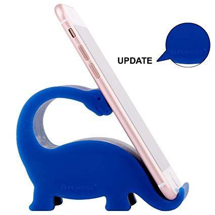 Dinosaur Office Logo - Plinrise Animal Desk Phone Stand, Update Dinosaur Stripe