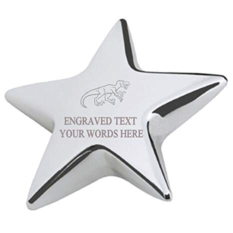 Dinosaur Office Logo - Dinosaur Office Desk Paperweight Engraved: Office Products