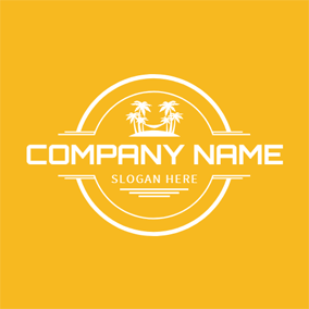 Orange Tree Circle Logo - Free Tree Logo Designs | DesignEvo Logo Maker