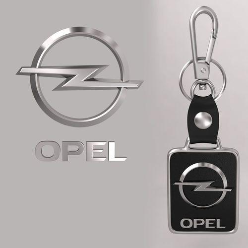 Opel Car Logo - Opel car logo keychain 3D model