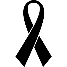 Black Ribbon Logo - Black ribbon 15 icon - Free black ribbon icons